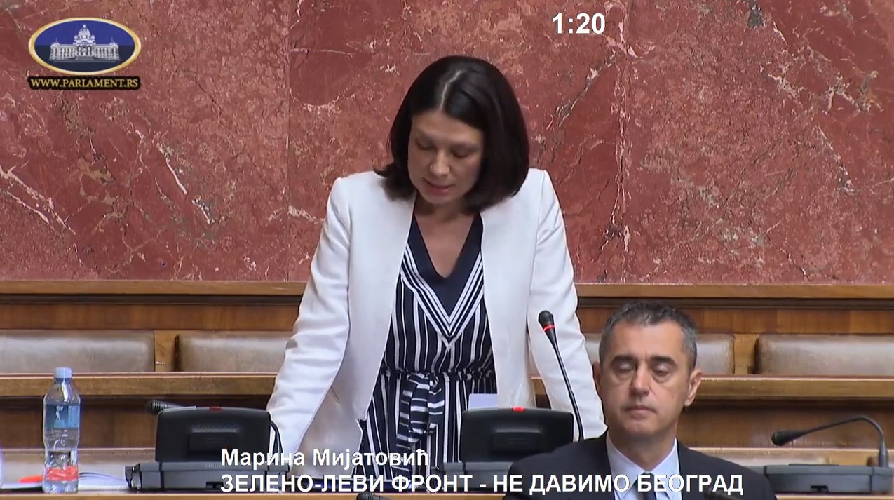 Narodna skupština Republike Srbije, Marina Mijatiović, 30.07.2024